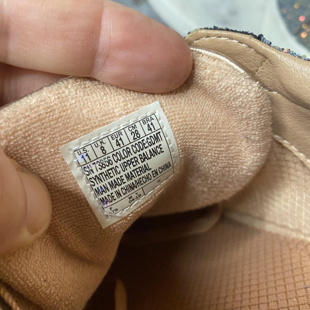 Skechers Shoes Womens Size 11 Multicolor Glitter Memory Foam Sneakers SN 73556 - Picture 10 of 11